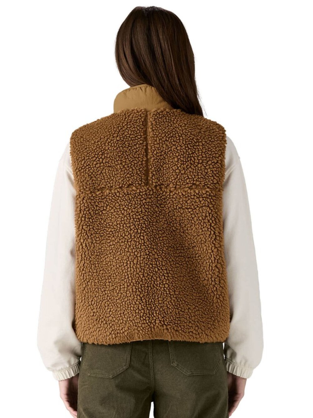 Patagonia Classic Retro-X Vest Deer Brown Size Large NWOT - Picture 14 of 15